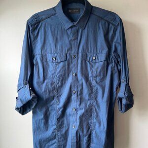 INC INTERNATIONAL CONCEPTS Button Down Shirt - Size M